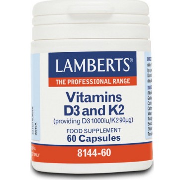Lamberts Vitamins D3 And K2 60caps