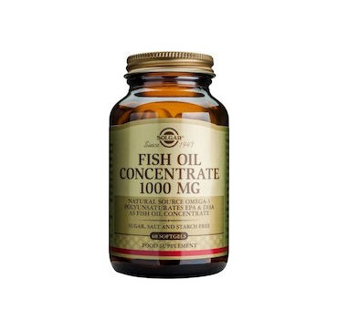 SOLGAR FISH OIL CONCENTRATE 1000mg x60 softgels SOLGAR FISH OIL CONCENTRATE 1000mg x60 softgels
