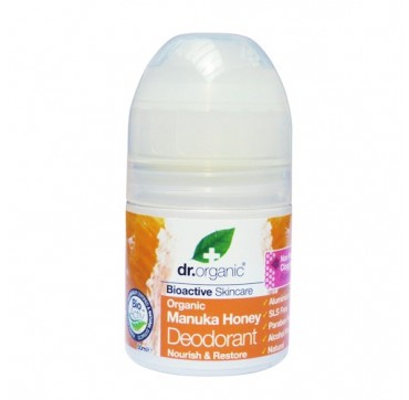 DR ORGANIC MANUKA HONEY ROLL-ON DEODORANT 50ml DR ORGANIC MANUKA HONEY ROLL-ON DEODORANT 50ml