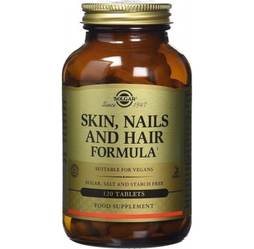 SOLGAR SKIN, NAILS AND HAIR 120tabs