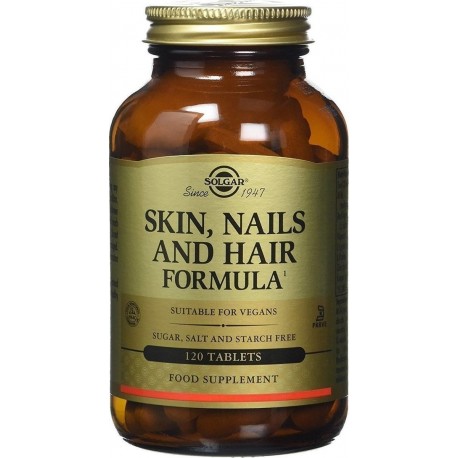 SOLGAR SKIN, NAILS AND HAIR 120tabs