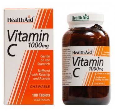 Health Aid Vitamin C 1000mg Chewable 100 Tablets Health Aid Vitamin C 1000mg Chewable 100tabs