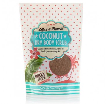 Dirty Works Coconut Dry Body Scrub 200gr DIRTY WORKS COCONUT DRY BODY SCRUB 200gr