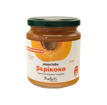 BIOAGROS ΜΑΡΜΕΛΑΔΑ ΒΕΡΙΚΟΚΟ ΧΩΡΙΣ ΖΑΧΑΡΗ 320g BIOAGROS ΜΑΡΜΕΛΑΔΑ ΒΕΡΙΚΟΚΟ ΧΩΡΙΣ ΖΑΧΑΡΗ 320g