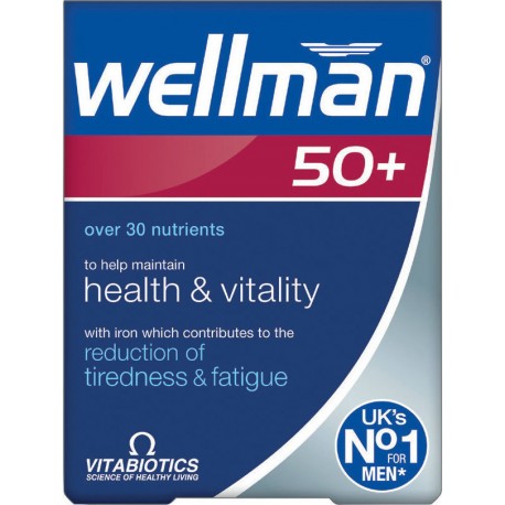 Vitabiotics Wellman 50+ 30tabs