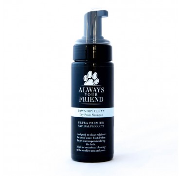 ALWAYS YOUR FRIEND Paws Dry Clean Shampoo 150ml ALWAYS YOUR FRIEND Paws Dry Clean Shampoo Σαμπουάν Στεγνού Καθαρισμού 150ml