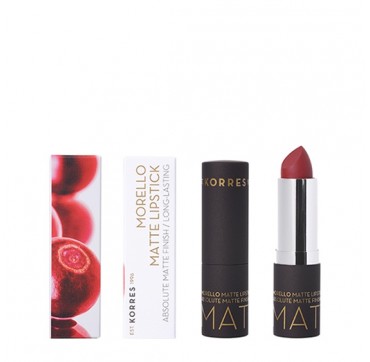 Korres Morello Matte Lipstick 59 Burgundy Red 3,5g
