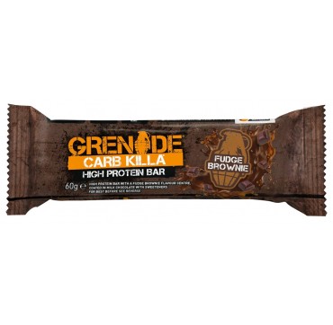 GRENADE CARB KILLA ΜΠΑΡΑ ΠΡΩΤΕΙΝΗΣ ΓΕΥΣΗ FUDGE BROWNIE 60g GRENADE CARB KILLA ΜΠΑΡΑ ΠΡΩΤΕΙΝΗΣ ΓΕΥΣΗ FUDGE BROWNIE 60g