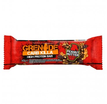 GRENADE CARB KILLA ΜΠΑΡΑ ΠΡΩΤΕΙΝΗΣ ΓΕΥΣΗ PEANUT NUTTER 60g GRENADE CARB KILLA ΜΠΑΡΑ ΠΡΩΤΕΙΝΗΣ ΓΕΥΣΗ PEANUT NUTTER 60g