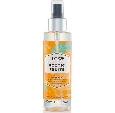I LOVE COSMETICS SCENTED BODY MIST EXOTIC FRUITS 150ml I LOVE COSMETICS SCENTED BODY MIST EXOTIC FRUITS 150ml