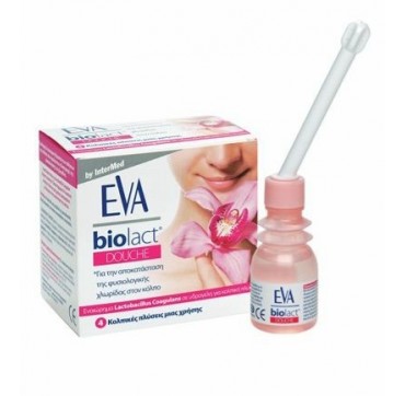 EVA BIOLACT VAGINAL DOUCHE 4τμχ EVA BIOLACT VAGINAL DOUCHE 4τμχ