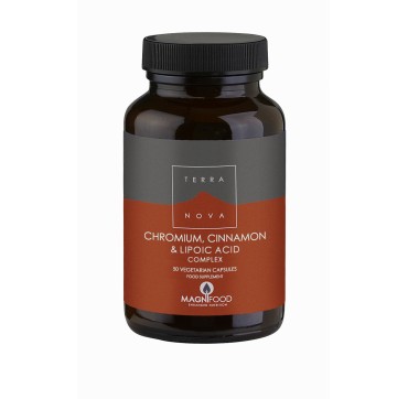 TERRANOVA CHROMIUM CINNAMON & LIPOIC ACID COMPLEX 50 vcaps