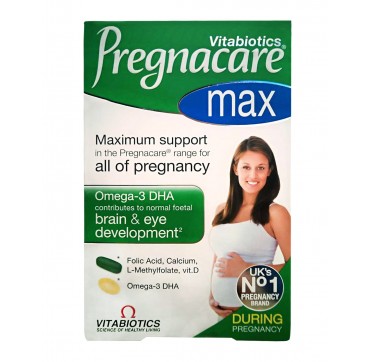 VITABIOTICS PREGNACARE MAX DUAL PACK 56tabs & 28caps VITABIOTICS PREGNACARE MAX DUAL PACK 56tabs & 28caps