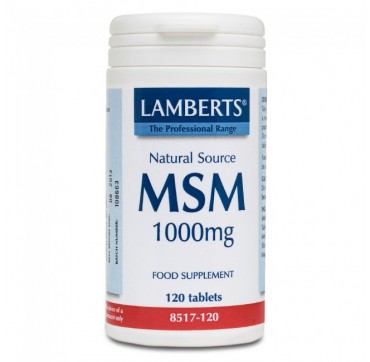 LAMBERTS MSM 1000mg 120tabs