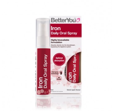 BETTER YOU IRON DAILY ORAL SPRAY 5mg 35ml BETTER YOU IRON DAILY ORAL SPRAY 5mg 35ml