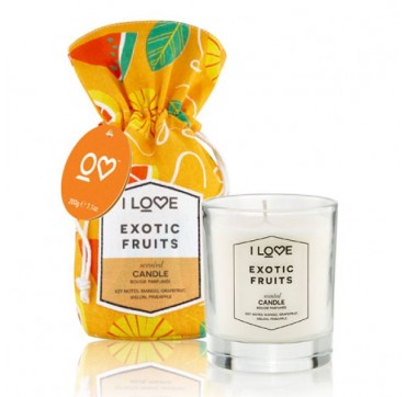 I LOVE COSMETICS SCENTED CANDLE EXOTIC FRUITS 200g I LOVE COSMETICS SCENTED CANDLE EXOTIC FRUITS 200g