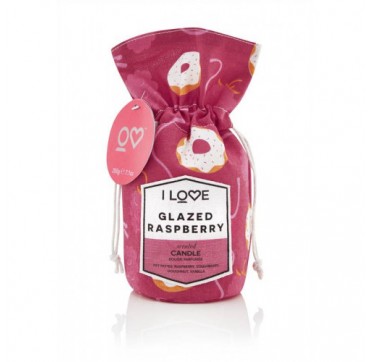 I LOVE COSMETICS SCENTED CANDLE GLAZED RASPBERRY 200g I LOVE COSMETICS SCENTED CANDLE GLAZED RASPBERRY 200g
