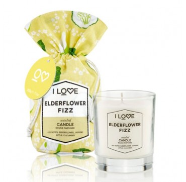 I LOVE COSMETICS SCENTED CANDLE VANILLA MILK 200g I LOVE COSMETICS SCENTED CANDLE ELDERFLOWER FIZZ 200g