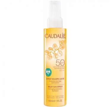 CAUDALIE MILKY SUN SPRAY BODY & FACE SPF50 150ml CAUDALIE MILKY SUN SPRAY BODY & FACE SPF50 150ml