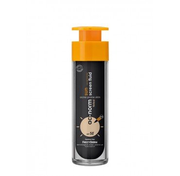 FREZYDERM AC-NORM SUNSCREEN FLUID SUN TINTED SPF50+