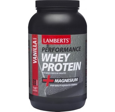 LAMBERTS PERFORMANCE WHEY PROTEIN VANILLIA 1kg LAMBERTS PERFORMANCE WHEY PROTEIN VANILLA 1kg