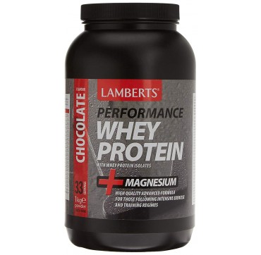 LAMBERTS PERFORMANCE WHEY PROTEIN VANILLIA 1kg LAMBERTS PERFORMANCE WHEY PROTEIN CHOCOLATE 1kg