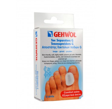 GEHWOL ΑΠΟΣΤΑΤΗΣ ΔΑΧΤΥΛΩΝ ΠΟΔΙΩΝ G LARGE 3τμχ. GEHWOL ΑΠΟΣΤΑΤΗΣ ΔΑΧΤΥΛΩΝ ΠΟΔΙΩΝ G LARGE 3τμχ.