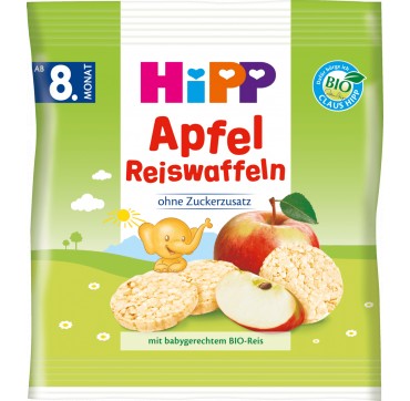 HIPP ΡΥΖΟΓΚΟΦΡΕΤΑ ΜΕ ΓΕΥΣΗ ΜΗΛΟ ΑΠΟ ΤΟΝ 8ο ΜΗΝΑ 30gr HIPP ΡΥΖΟΓΚΟΦΡΕΤΑ ΜΕ ΓΕΥΣΗ ΜΗΛΟ ΑΠΟ ΤΟΝ 8ο ΜΗΝΑ 30gr