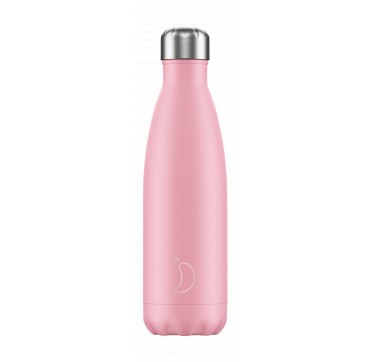 Chilly' s Bottle Pink Pastel Edition Reusable Bottle Ανοξείδωτο Θέρμος 750ml
