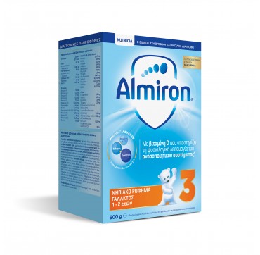 NUTRICIA ALMIRON 3 ΓΑΛΑ ΗΛΙΚΙΑΣ 1-2 ΕΤΩΝ 600g NUTRICIA ALMIRON 3 ΓΑΛΑ ΗΛΙΚΙΑΣ 1-2 ΕΤΩΝ 600g