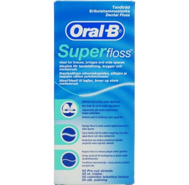 Oral-b Super Floss 50τμχ