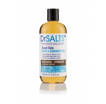 DR SALTS DEAD SEA BATH + SHOWER GEL RECHARGE & STIMULATE WITH BLACK PEPPER ΑΝΑΖΩΟΓΟΝΗΤΙΚΟ ΑΦΡΟΥΛΟΥΤΡΟ 350ML DR SALTS DEAD SEA BATH + SHOWER GEL RECHARGE & STIMULATE WITH BLACK PEPPER ΑΝΑΖΩΟΓΟΝΗΤΙΚΟ ΑΦΡΟΥΛΟΥΤΡΟ 350ML
