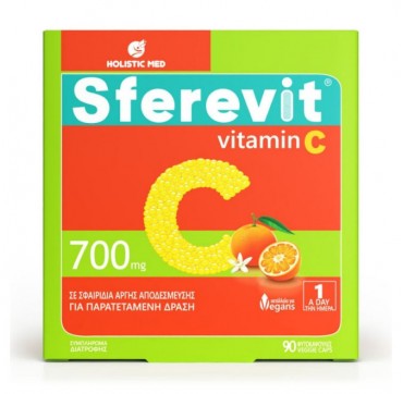 HOLISTIC MED SFEREVIT VIT C 700mg 30veg caps