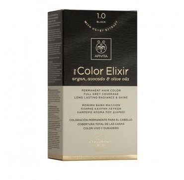 APIVITA MY COLOR ELIXIR no10 PLATINUM BLONDE ΚΑΤΑΞΑΝΘΟ1τμχ APIVITA MY COLOR ELIXIR no1 BLACK ΜΑΥΡΟ 1τμχ