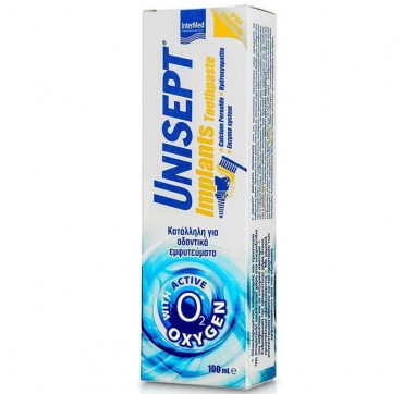 INTERMED UNISEPT IMPLANTS TOOTHPASTE 100ml INTERMED UNISEPT IMPLANTS TOOTHPASTE 100ml
