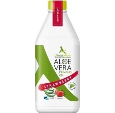 Litinas Πόσιμο Aloe Vera Gel Γεύση Φράουλα 1000ml