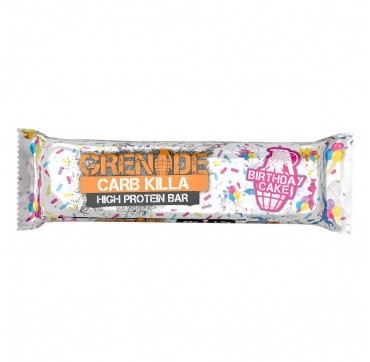 GRENADE CARB KILLA ΜΠΑΡΑ ΠΡΩΤΕΙΝΗΣ ΓΕΥΣΗ CARAMEL CHAOS 60g GRENADE CARB KILLA ΜΠΑΡΑ ΠΡΩΤΕΙΝΗΣ ΓΕΥΣΗ BITRTHDAY CAKE 60g