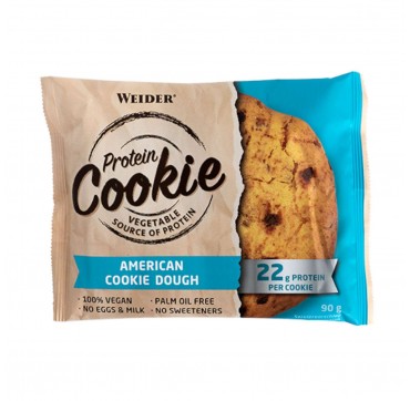 WEIDER VEGAN PROTEIN COOKIE AMERICAN COOKIE DOUGH 90G WEIDER VEGAN PROTEIN COOKIE AMERICAN COOKIE DOUGH 90G