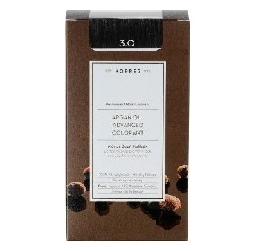 KORRES ARGAN OIL ADV. COLORANT ΒΑΦΗ 3,0 ΚΑΣΤΑΝΟ ΣΚΟΥΡΟ ΦΥΣΙΚΟ 145ml KORRES ARGAN OIL ADV. COLORANT ΒΑΦΗ 3,0 ΚΑΣΤΑΝΟ ΣΚΟΥΡΟ ΦΥΣΙΚΟ 145ml
