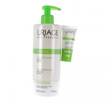 URIAGE PROMO HYSEAC GEL NETTOYANT CLEANSING GEL 500ML & ΔΩΡΟ HYSEAC 3-REGUL SOIN-GLOBAL 15ML URIAGE PROMO HYSEAC GEL NETTOYANT CLEANSING GEL 500ML & ΔΩΡΟ HYSEAC 3-REGUL SOIN-GLOBAL 15ML