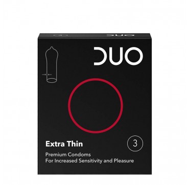 DUO EXTRA THIN ΠΡΟΦΥΛΑΚΤΙΚΑ 3τεμ. DUO EXTRA THIN ΠΡΟΦΥΛΑΚΤΙΚΑ 3τεμ.