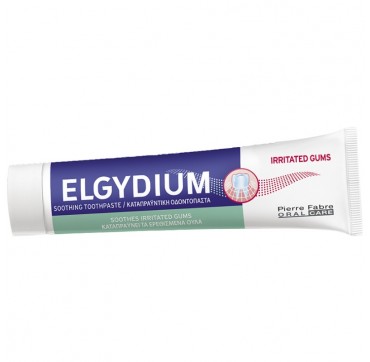 ELGYDIUM IRRITATED GUMS ΚΑΤΑΠΡΑΫΝΤΙΚΗ ΟΔΟΝΤΟΠΑΣΤΑ 75ml ELGYDIUM IRRITATED GUMS ΚΑΤΑΠΡΑΫΝΤΙΚΗ ΟΔΟΝΤΟΠΑΣΤΑ 75ml