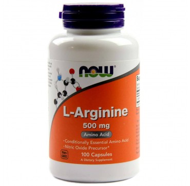 Now L-arginine 500mg 100caps