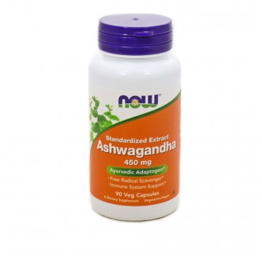 NOW ASHWAGANDHA 450MG 90 VEG CAPS