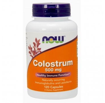 NOW COLOSTRUM 500MG 120 VEG CAPS