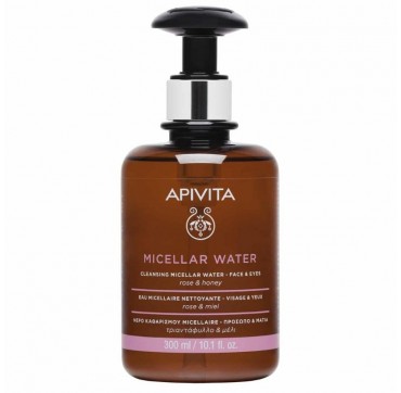 APIVITA MICELLAR WATER ROSE & HONEY 300ML APIVITA MICELLAR WATER ROSE & HONEY 300ML