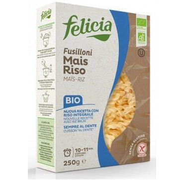 Felicia Βίδες Καλαμποκιού - Ρυζιού Χωρίς Γλουτένη Bio 250γρ