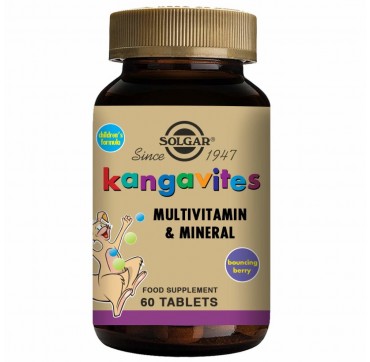 SOLGAR KANGAVITES CHILDREN'S FORMULA BERRY FLAVOUR 60 CHEW TABS SOLGAR KANGAVITES CHILDREN'S FORMULA BERRY FLAVOUR 60 CHEW TABS