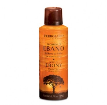L'ERBOLARIO EBANO FRAGRANCE FORE SCENTED WOOD STICKS 200ML L'ERBOLARIO EBANO SHAVING FOAM 200ML