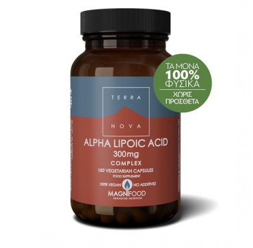 TERRA NOVA ALPHA LIPOIC ACID COMPLEX 300MG 100VEG CAPS TERRA NOVA ALPHA LIPOIC ACID COMPLEX 300MG 100VEG CAPS